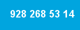 928 268 53 14